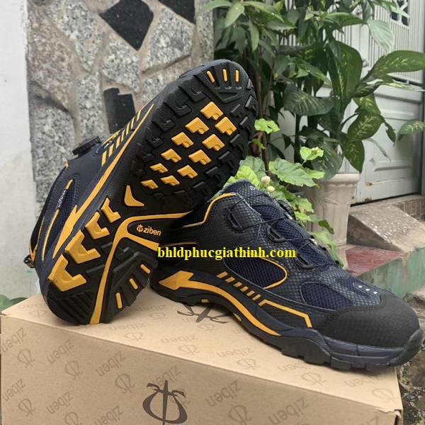 Giày bảo hộ Hàn Quốc siêu nhẹ kiểu dáng thời trang ZIBEN 163 thoáng khí