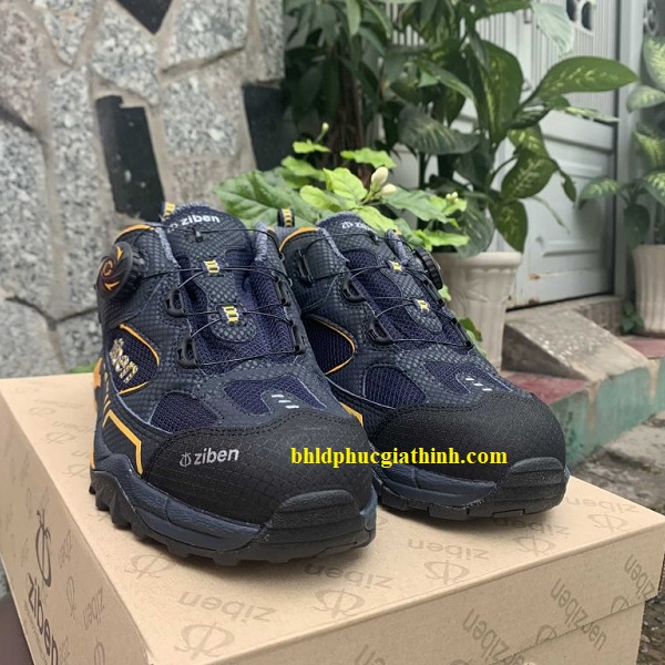 Giày bảo hộ Hàn Quốc siêu nhẹ kiểu dáng thời trang ZIBEN 163 thoáng khí
