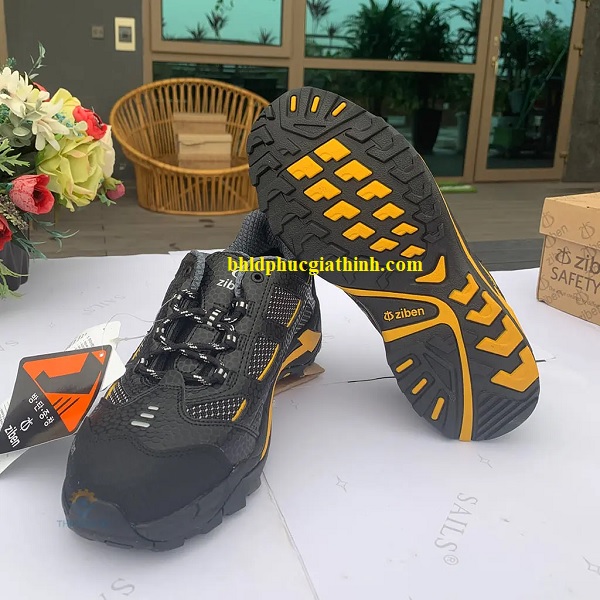 Giày bảo hộ thoáng khí siêu nhẹ kiểu dáng thể thao Hàn Quốc ZIBEN 193B chính hãng