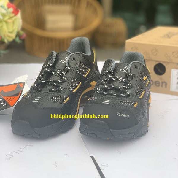Giày bảo hộ thoáng khí siêu nhẹ kiểu dáng thể thao Hàn Quốc ZIBEN 193B chính hãng