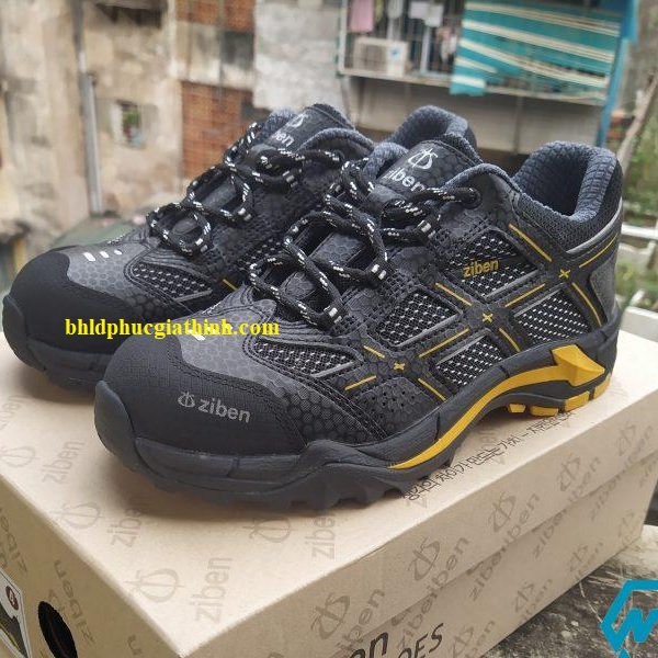 Giày bảo hộ thoáng khí siêu nhẹ kiểu dáng thể thao Hàn Quốc ZIBEN 193B chính hãng