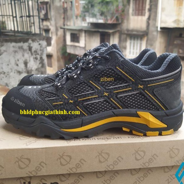 Giày bảo hộ thoáng khí siêu nhẹ kiểu dáng thể thao Hàn Quốc ZIBEN 193B chính hãng