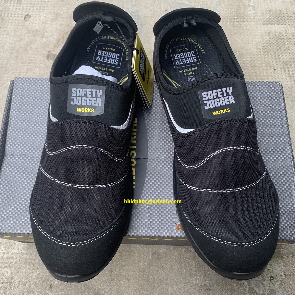 Giày bảo hộ không buộc dây siêu nhẹ có phản quang Jogger YuKon S1P