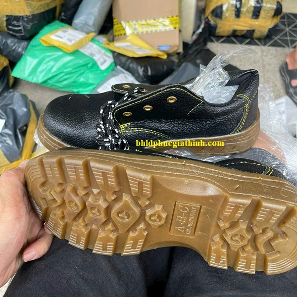 Giày bảo hộ mũi thép đế thép ABC đế kép chống trơn trượt giá rẻ