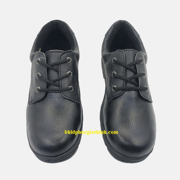 Giày bảo hộ đế đen chỉ đen mũi sắt đế sắt XP BH08-1 giá rẻ