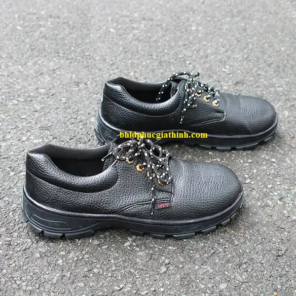Giày bảo hộ mũi thép đế cao su lót thép NTT P01 giá rẻ