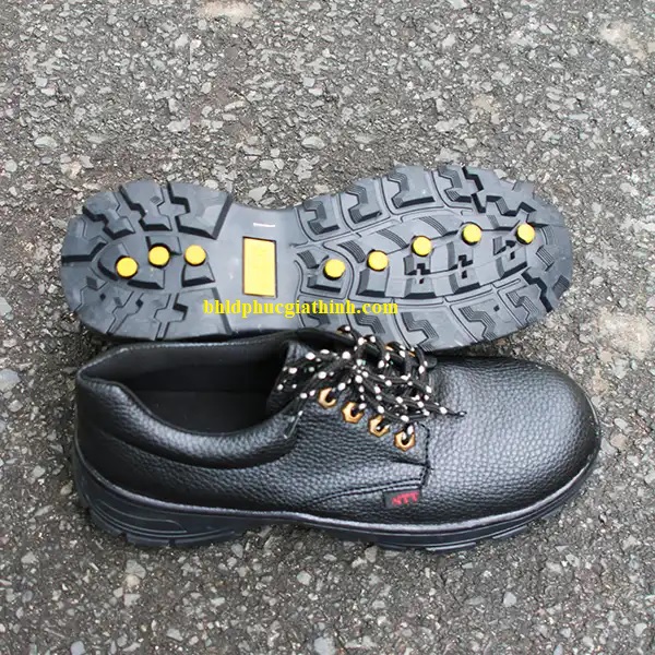 Giày bảo hộ mũi thép đế cao su lót thép NTT P01 giá rẻ