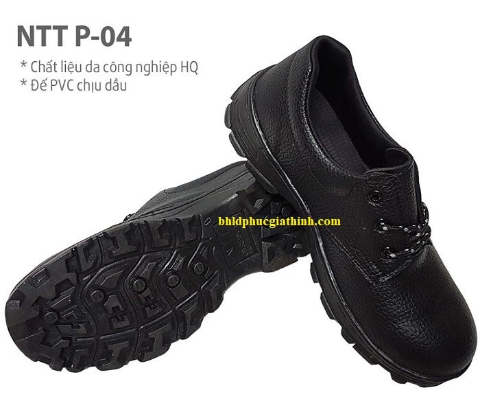 Giày bảo hộ mũi thép đế thép NTT P04 giá rẻ