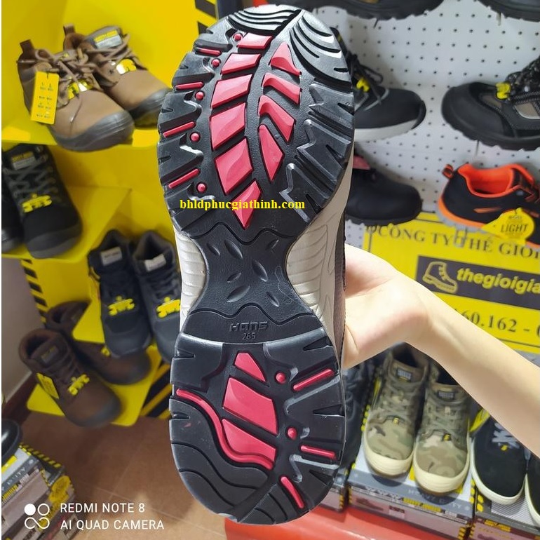 Giày bảo hộ nhẹ theo phong cách Sneaker Hans HS-12HD-1 Hàn Quốc