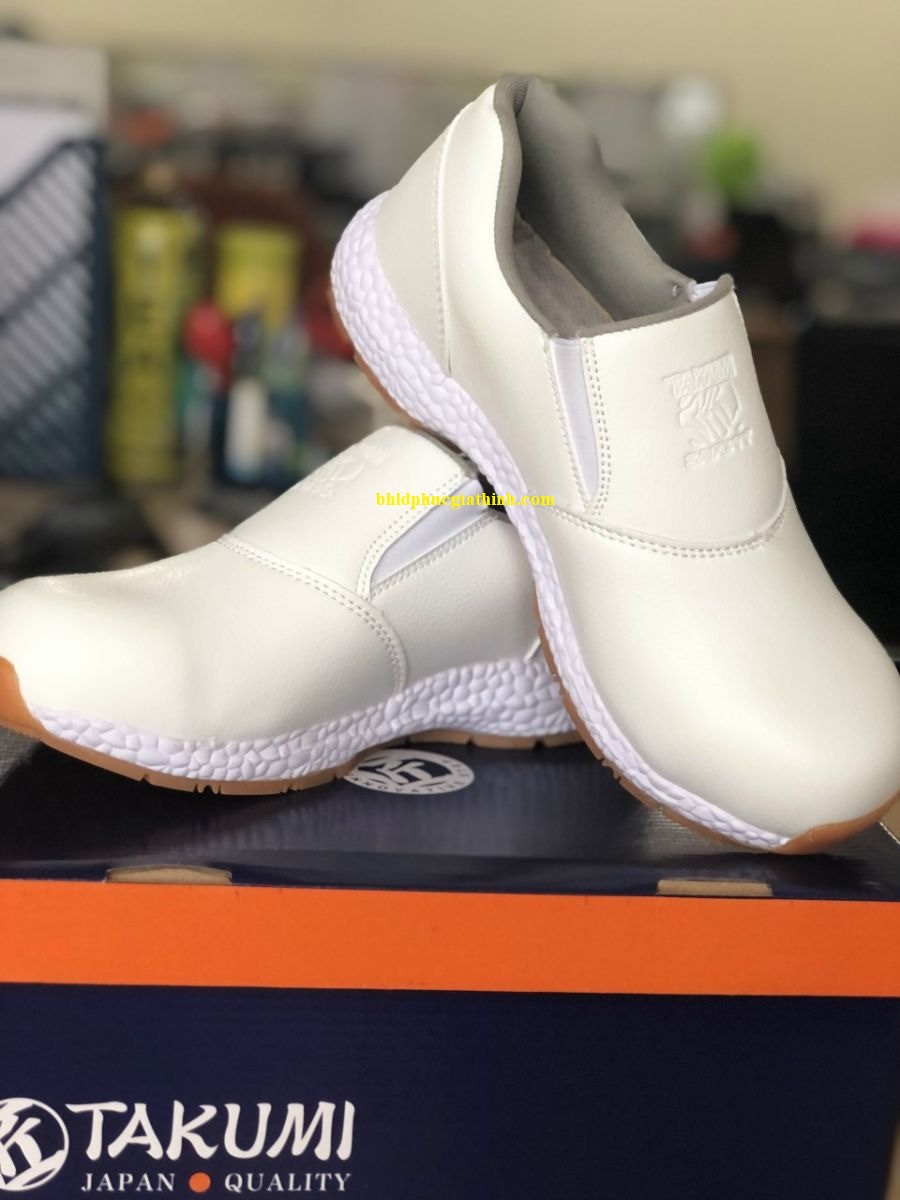 Giày bảo hộ chống tĩnh điện không buột dây Takumi Ninja S.O Nhật Bản
