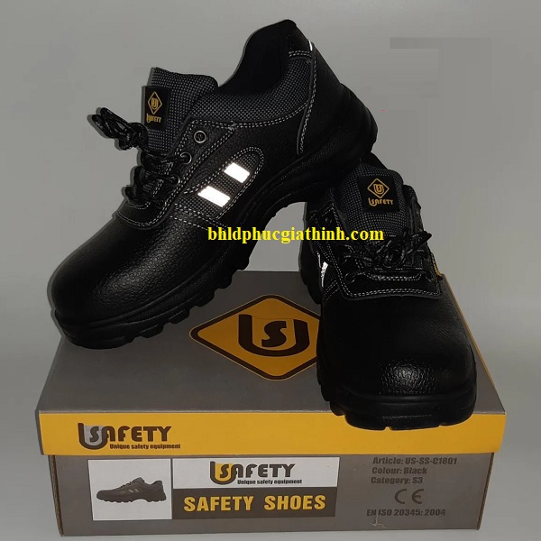 Giày bảo hộ mũi thép đế thép Usafety US-SS-C1801
