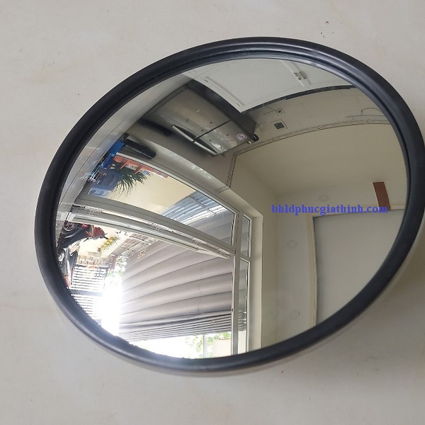 Gương cầu lồi màu đen D45cm dùng để Decor, trang trí shop, giao thông