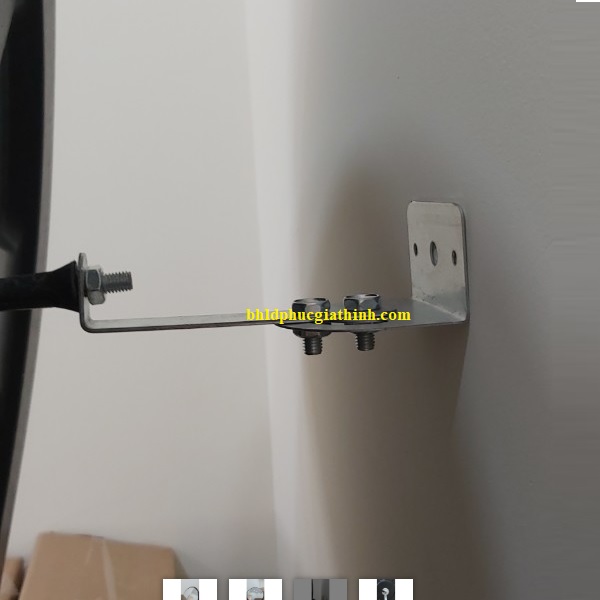 Gương cầu lồi màu đen D45cm dùng để Decor, trang trí shop, giao thông