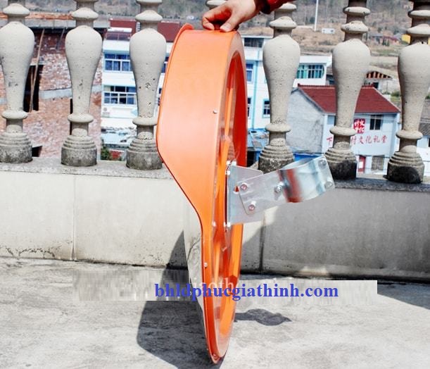 Gương cầu lồi PC phi 100 có mí nhẹ và bền