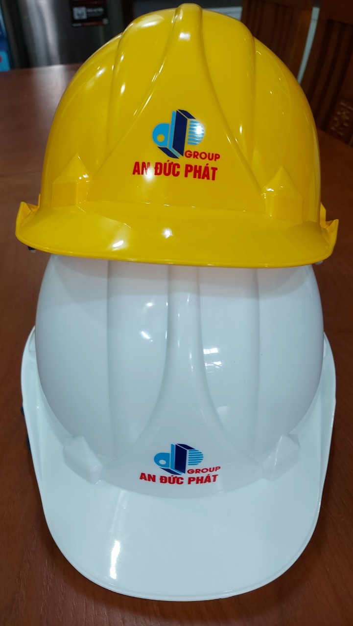 In logo trực tiếp lên nón bảo hộ lao động