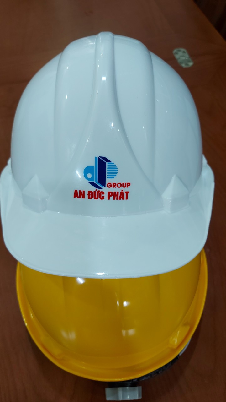 In logo trực tiếp lên nón bảo hộ lao động