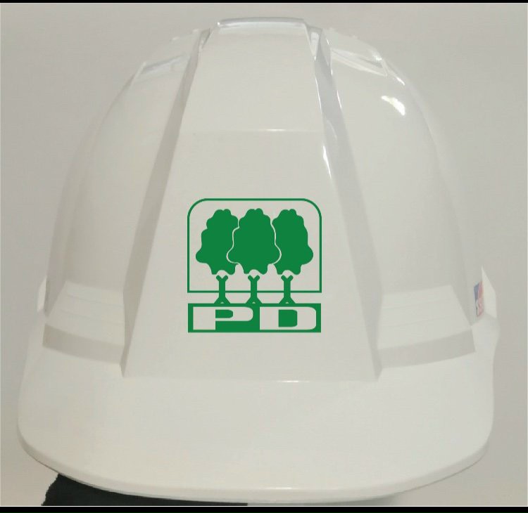 In logo trực tiếp lên nón bảo hộ lao động