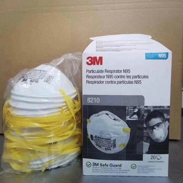 Khẩu trang phòng độc 3M 8210 N95 dùng một lần