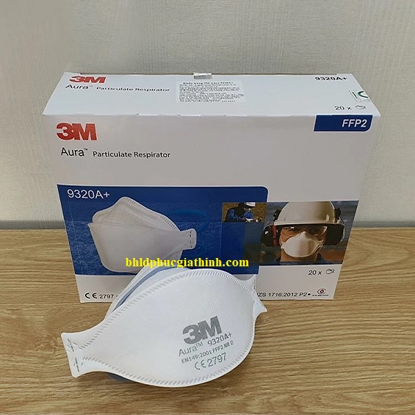 Khẩu trang cao cấp bảo hộ hô hấp 3M™ 9320+ tiêu chuẩn FFP2 dây đeo qua đầu