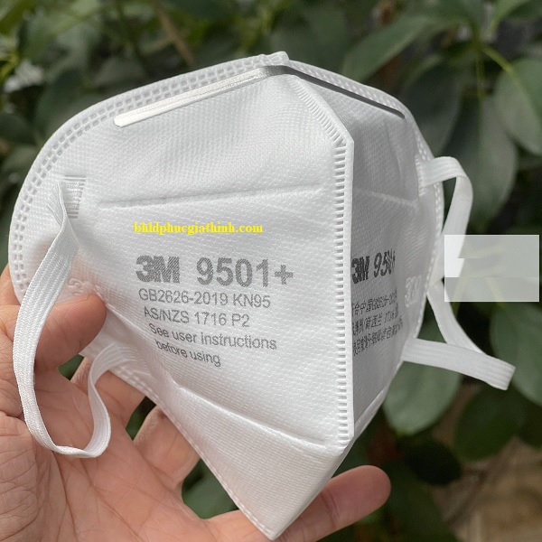Khẩu trang 3M 9501+ KN95 chính hãng lọc bụi mịn và vi khuẩn 95%