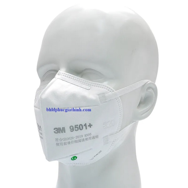 Khẩu trang 3M 9501+ KN95 chính hãng lọc bụi mịn và vi khuẩn 95%