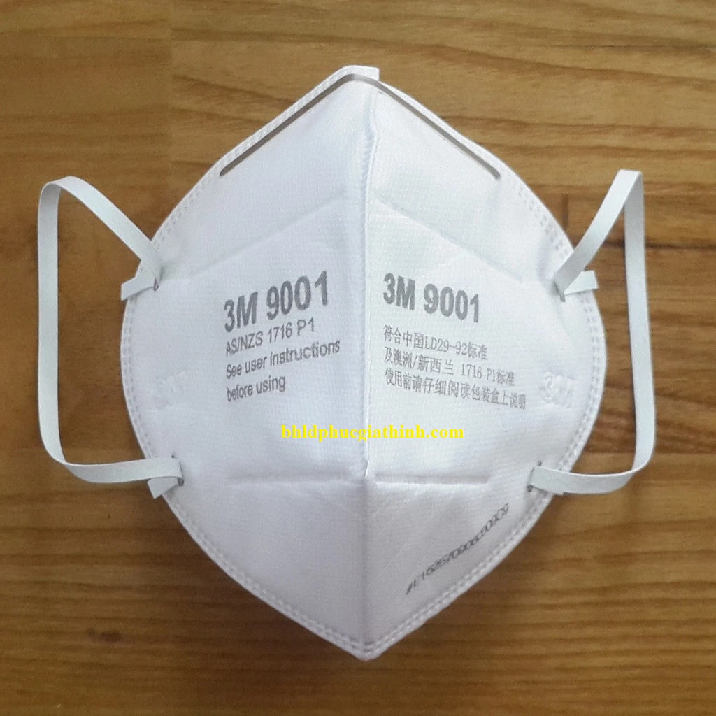 Khẩu trang lọc bụi cao cấp 3M 9001 chính hãng tiêu chuẩn KN90