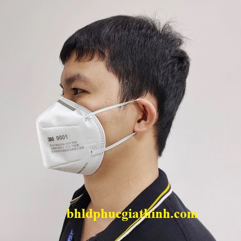 Khẩu trang lọc bụi cao cấp 3M 9001 chính hãng tiêu chuẩn KN90