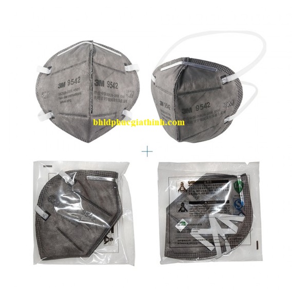 Khẩu trang than hoạt tính 3M 9542 KN95 chính hãng
