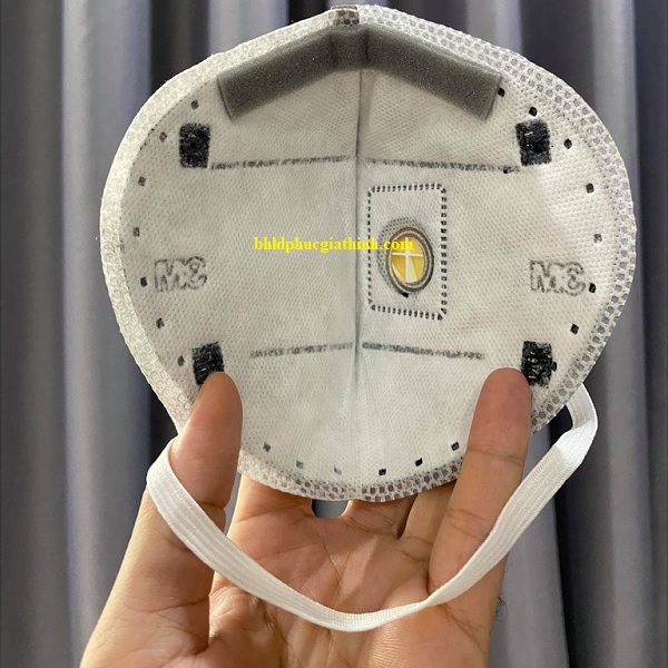 Khẩu trang than hoạt tính 3M 9542V có van thở tiêu chuẩn KN95 lọc hơi hoá chất và vi khuẩn