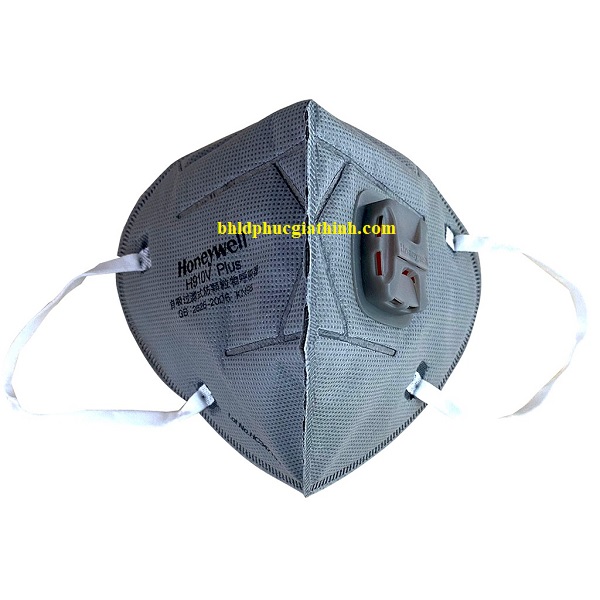 Khẩu trang than hoạt tính 4 lớp Honeywell H910V Plus KN95 có van thở