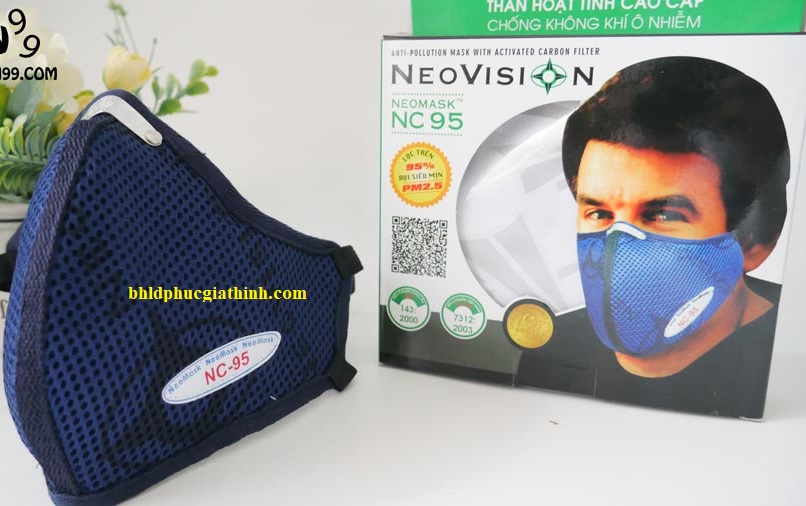 Khẩu trang than hoạt tính cao cấp NeoMask NC95 thương hiệu NeoVision