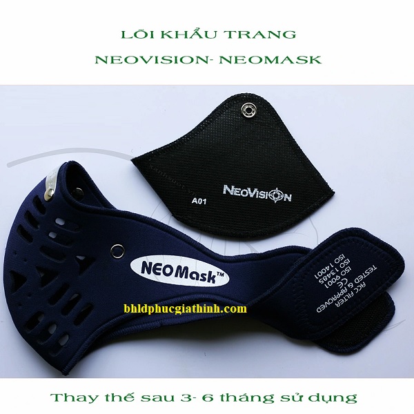 Khẩu trang than hoạt tính cao cấp NeoMask NM lọc khuẩn 99% thương hiệu NeoVision
