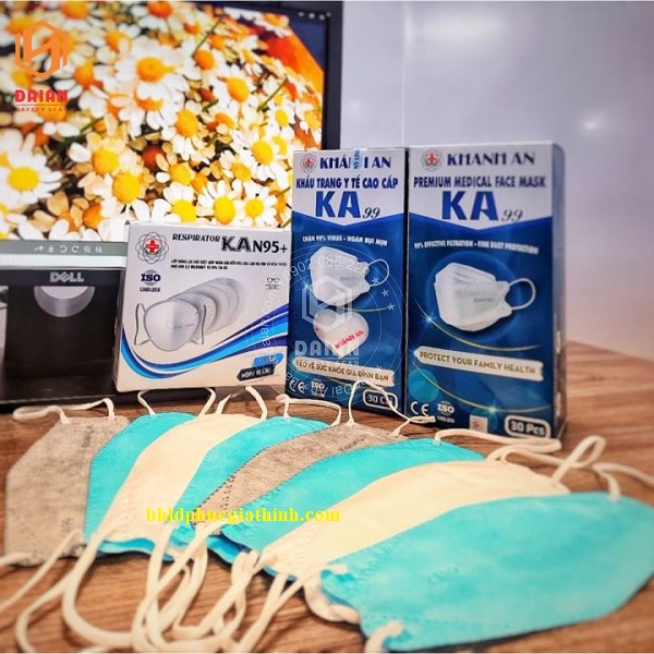 Khẩu trang y tế 4D 4 lớp KA99 Khánh An lọc khuẩn 99%