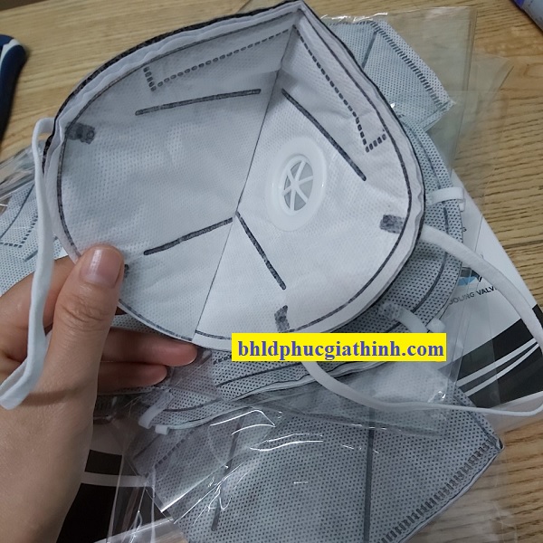 Khẩu trang y tế PM2.5 có van thở 1 chiều Khánh An