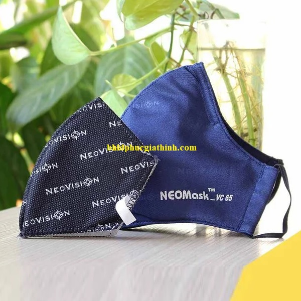 Khẩu trang than hoạt tính lọc bụi kháng khuẩn NeoMask VC65 dây đeo qua tai