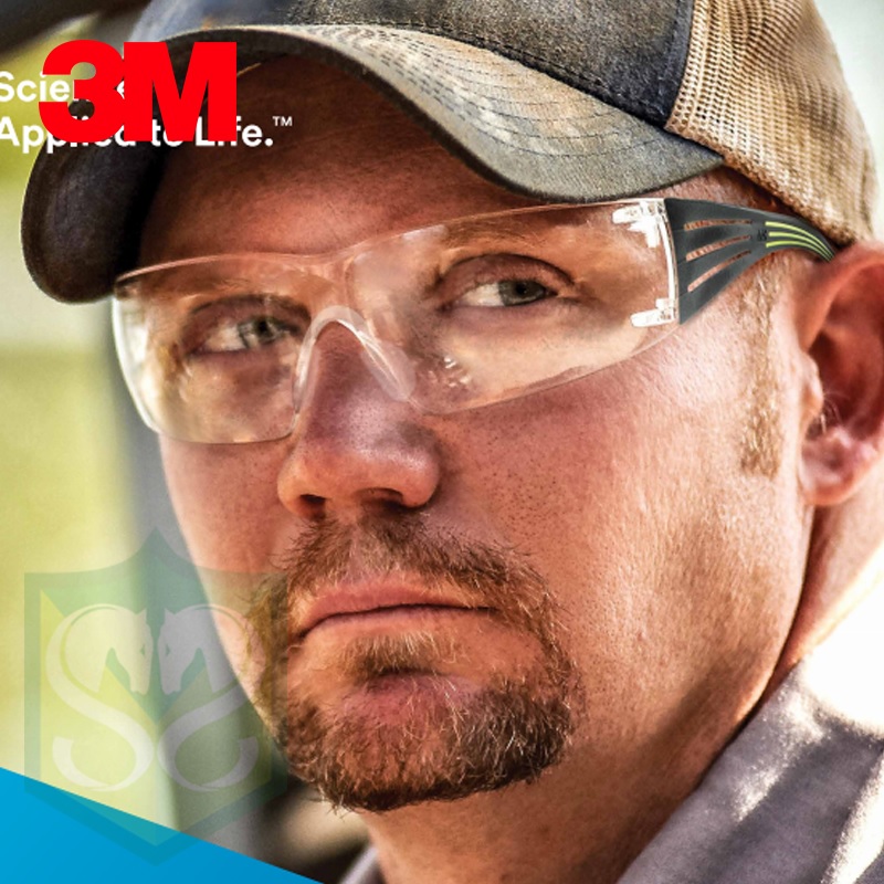 Kính bảo hộ 3M SF401SGAF chống bụi và tia UV