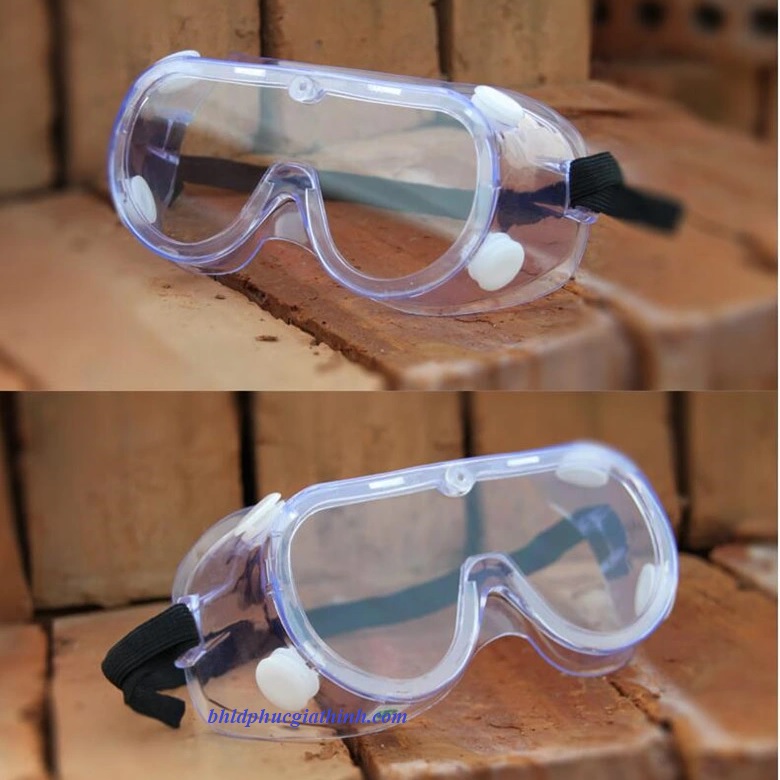 Kính bảo hộ chống hoá chất 3M 1621 chống đọng sương sử dụng kết hợp được cùng với kính cận