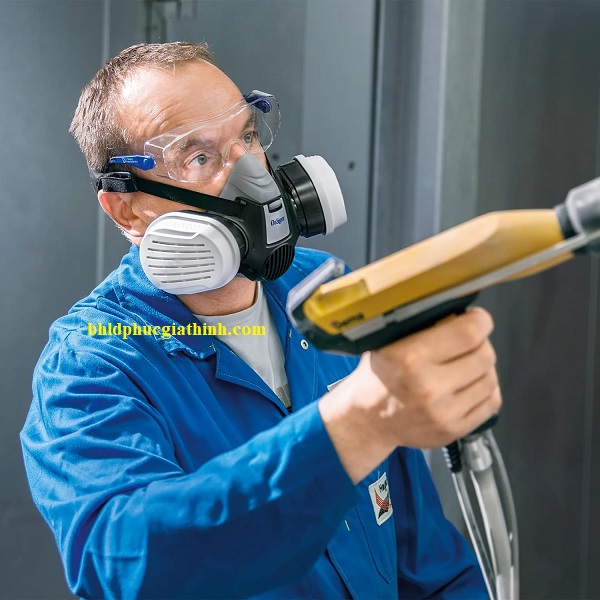 Kính bảo hộ chống hoá chất Draeger X-pect 8120 dùng được với kính cận
