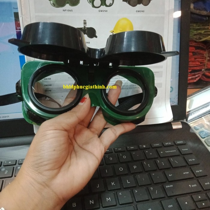 Kính bảo hộ hàn chì Đài Loan Blue Eagle GW250
