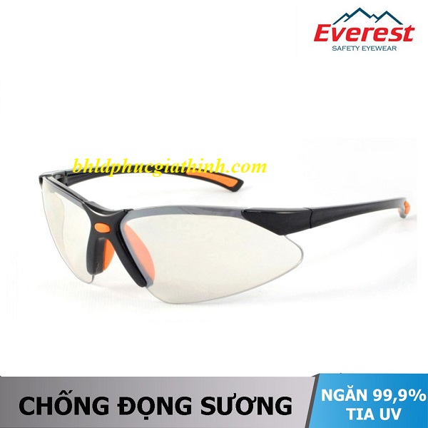 KÍNH BẢO HỘ EVEREST EV303 TRẮNG TRONG TRÁNG SILVER