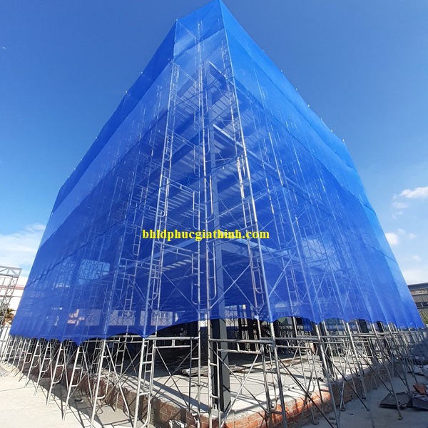 Lưới bao che công trình chất liệu HDPE định lượng 60gr - 80gr - 100gr