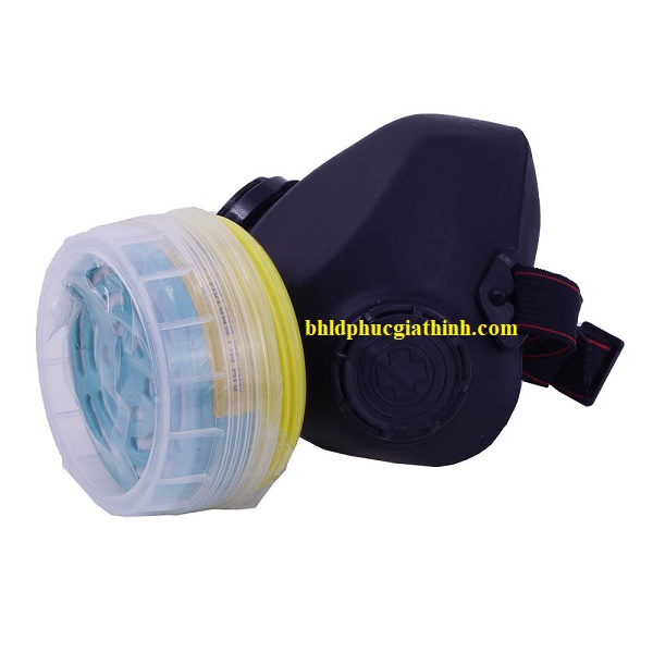 Mặt nạ phòng độc Bảo Bình 1 phin lọc 618D1 sử dụng phin lọc D