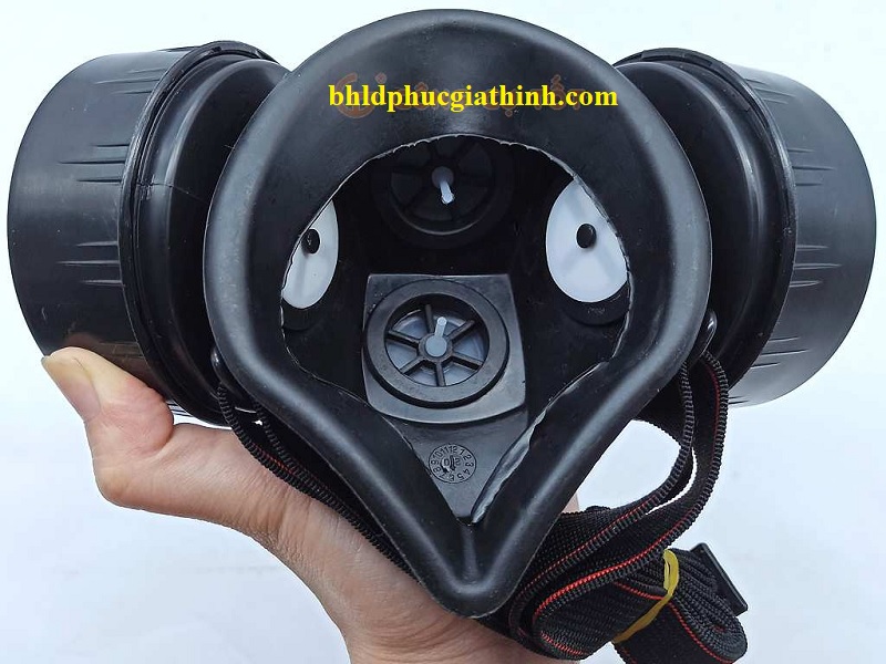 Mặt nạ phòng độc 2 phin lọc B Bảo Bình 618B2