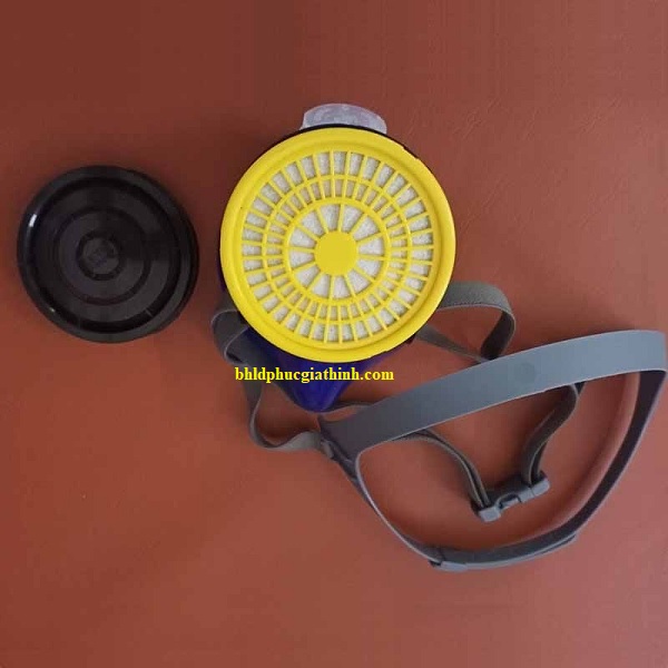 Mặt nạ phòng độc Hàn Quốc dùng 1 phin lọc Dobu DM24 chính hãng