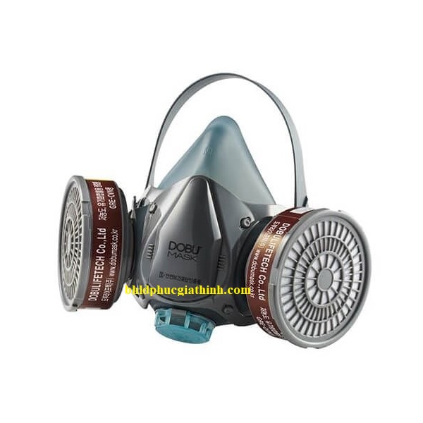Mặt nạ phòng độc Hàn Quốc dùng 2 phin lọc Dobu Cherry