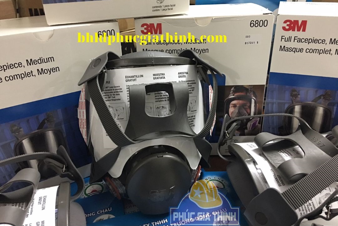 Mặt nạ phòng độc nguyên mặt 3M 6800 chính hãng