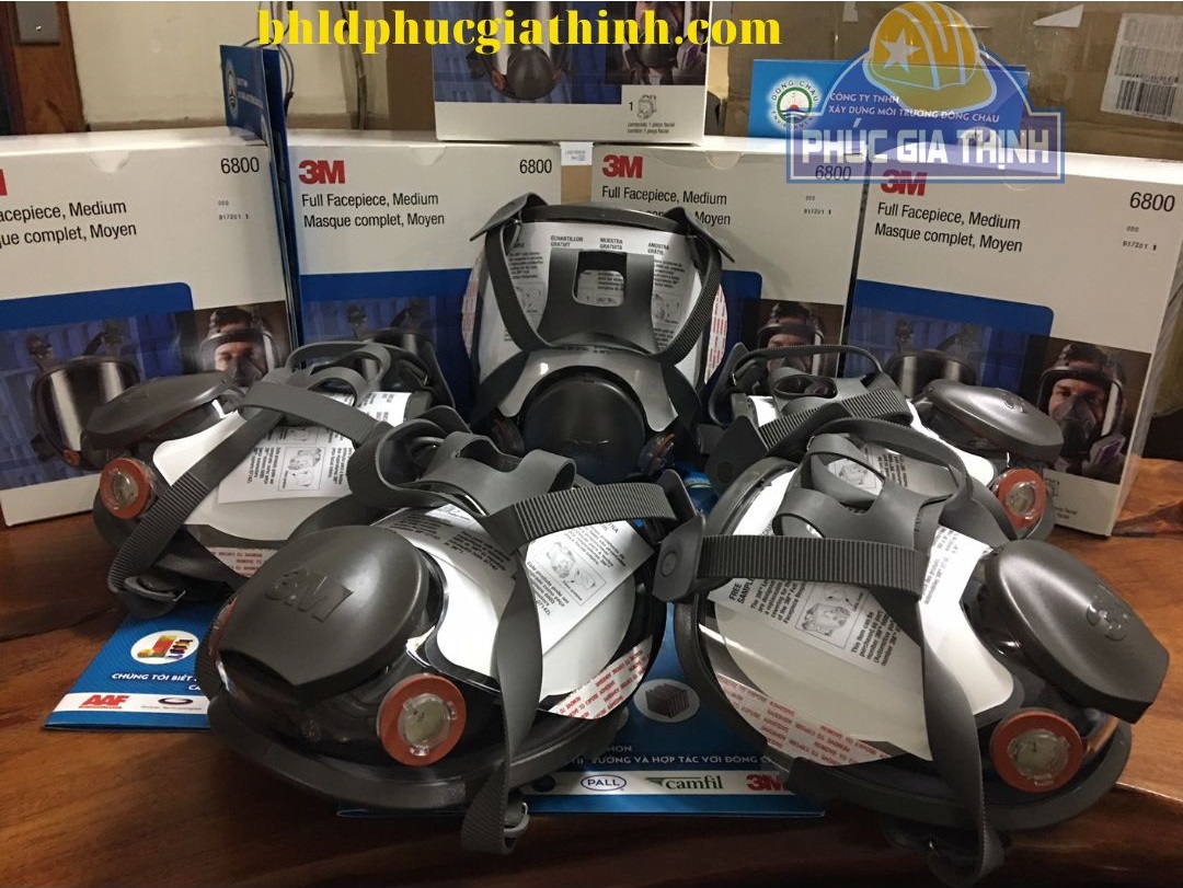 Mặt nạ phòng độc nguyên mặt 3M 6800 chính hãng