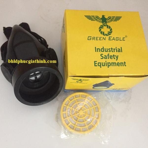 Mặt nạ phòng độc nữa mặt 1 phin lọc Green Eagle BB305 kết hợp Phin lọc BB203