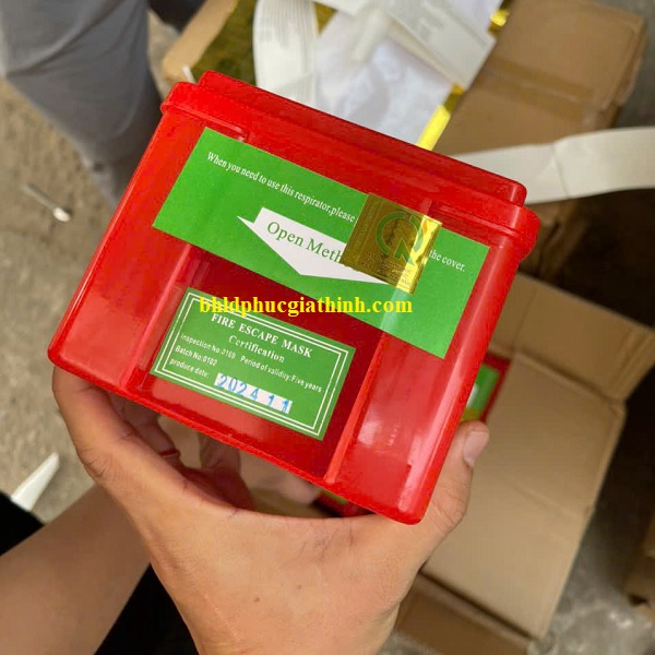 Mặt nạ phòng khói độc 40 phút XHZLC40 có kiểm định