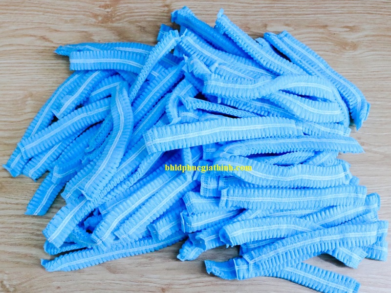 Mũ con sâu trùm đầu phòng sạch vải không dệt dùng một lần